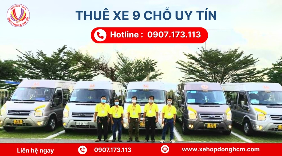 Xe 9 chỗ đời mới cho thuê tại Xuân Thảo TP.HCM